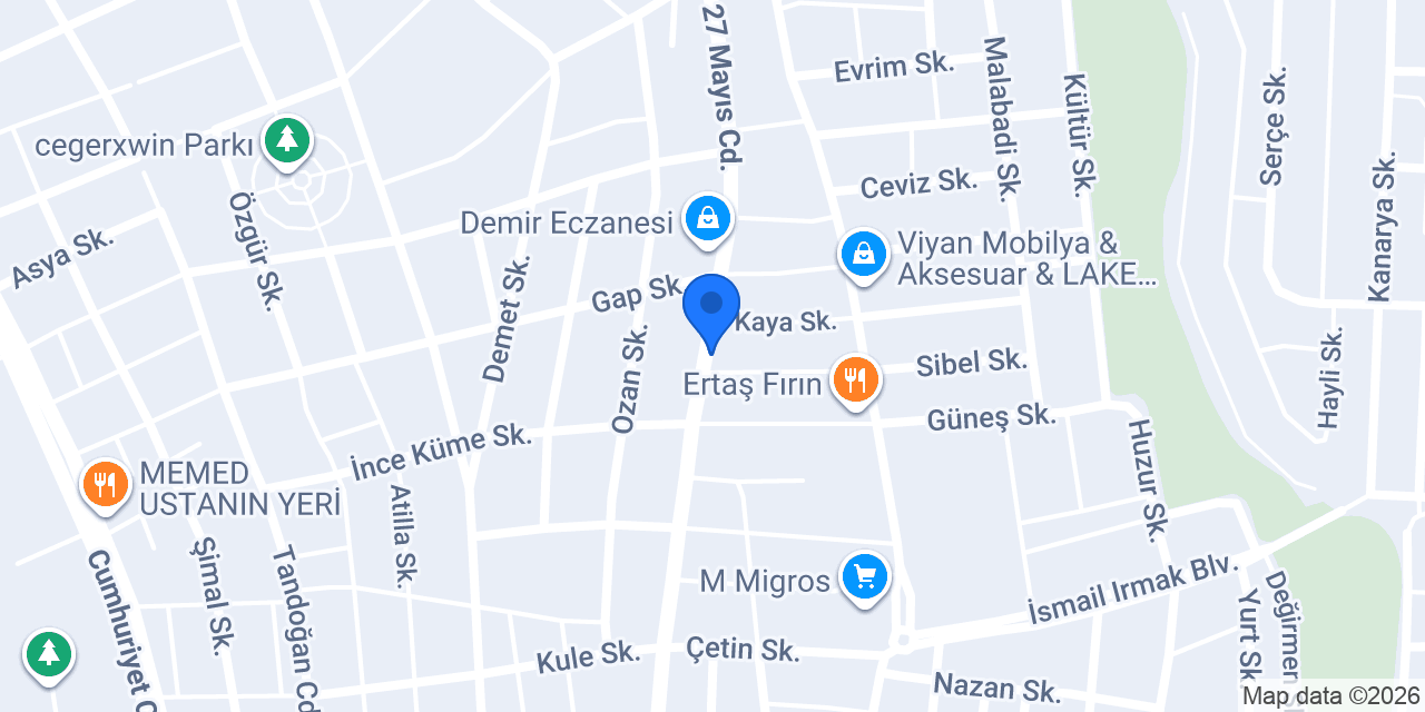 Battal Bey Çiğ Köfte konumu