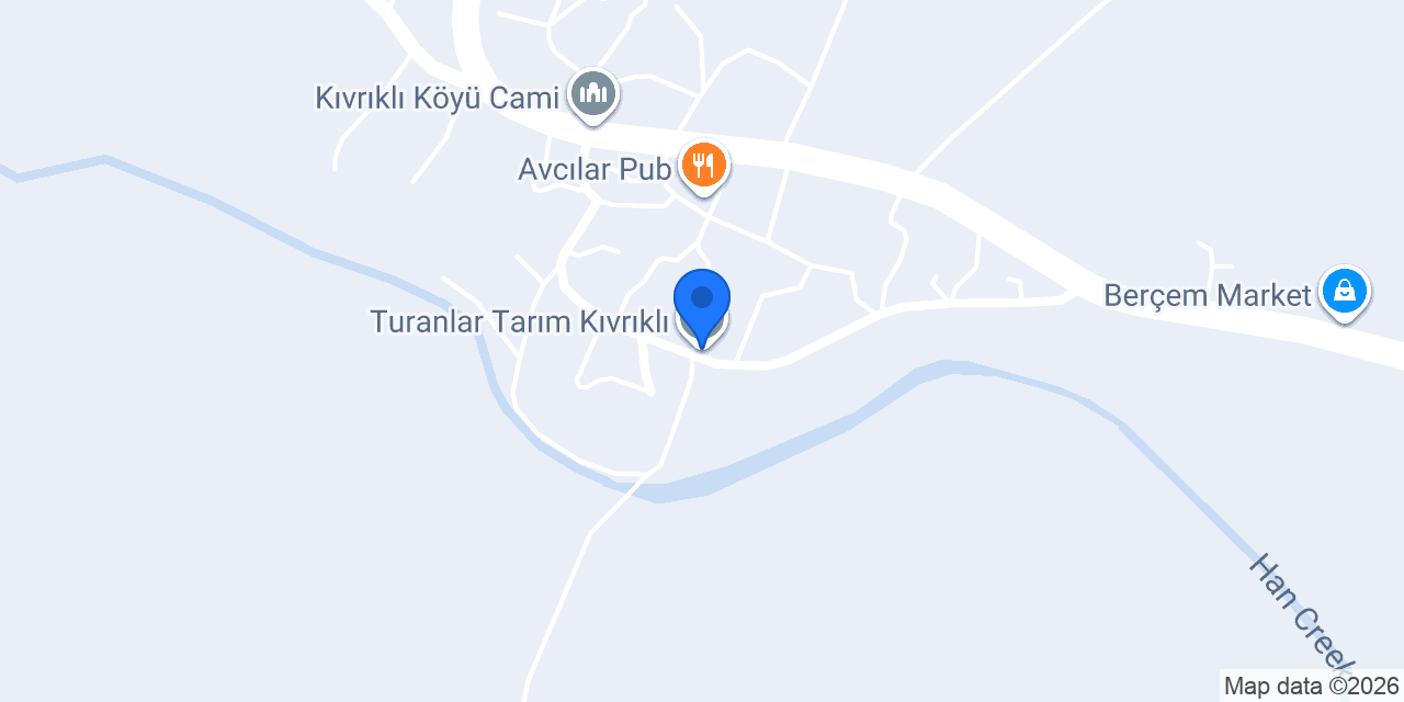 Turanlar Tarım Kıvrıklı konumu