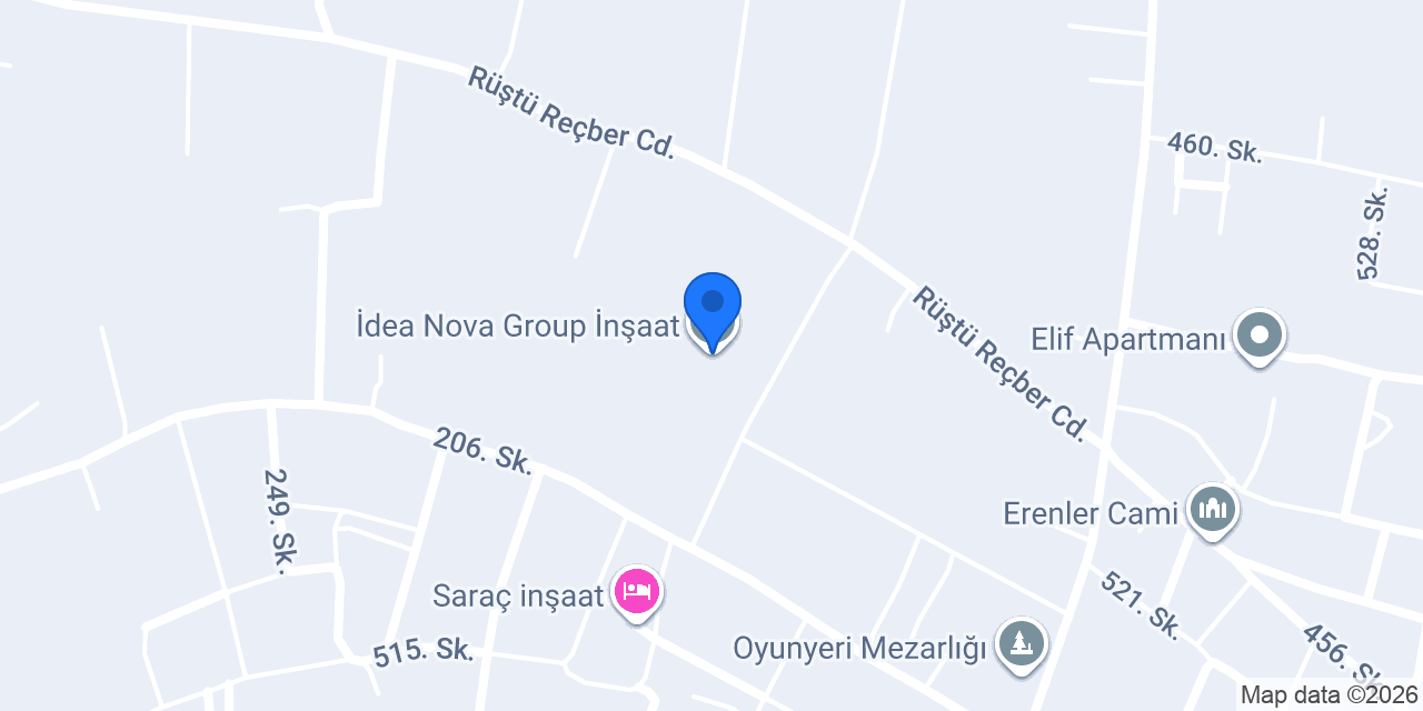 İdea Nova Group İnşaat konumu