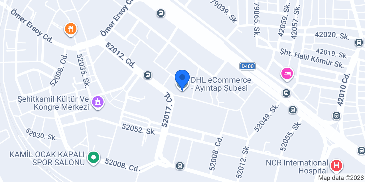 DHL eCommerce - Ayıntap Şubesi konumu