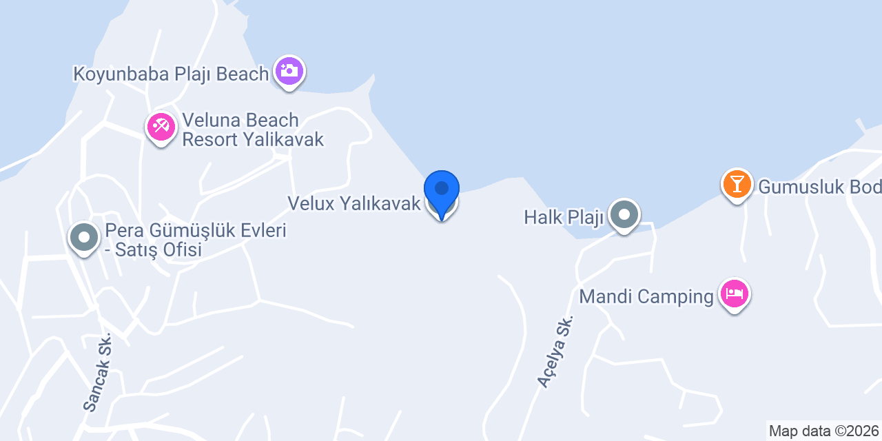 Velux Yalıkavak konumu