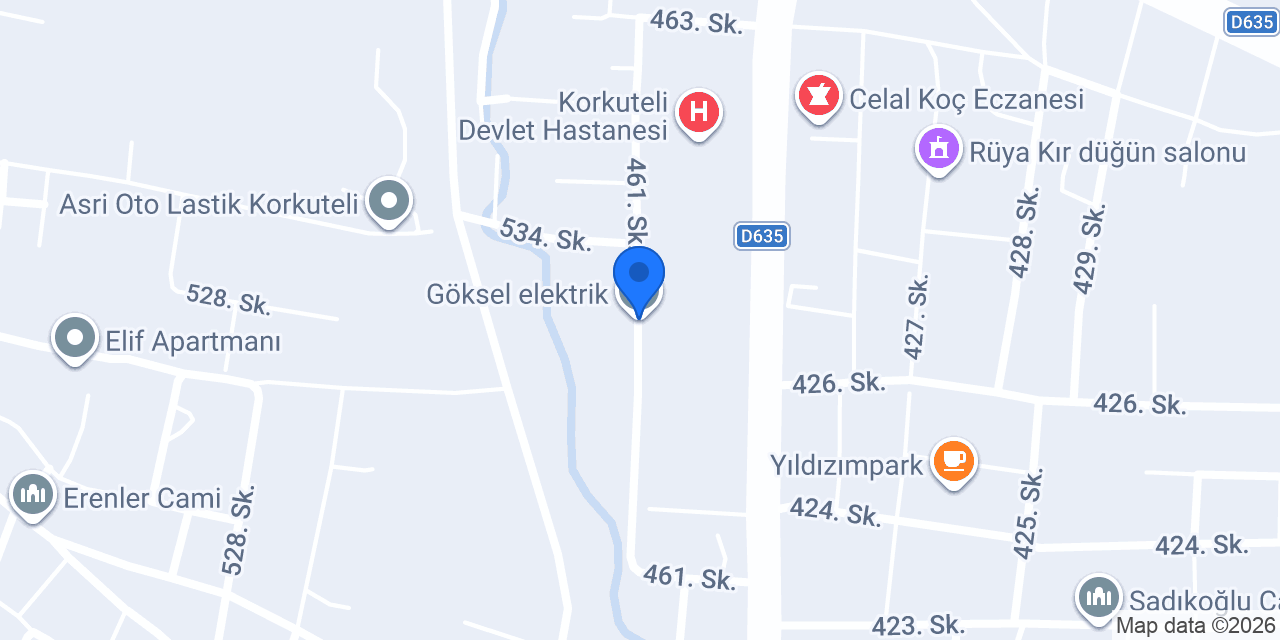 Göksel elektrik konumu