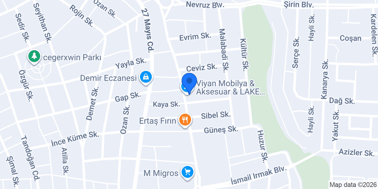 Viyan Mobilya & Aksesuar & LAKE KAPI KAPAK (NUSAYBİN) konumu