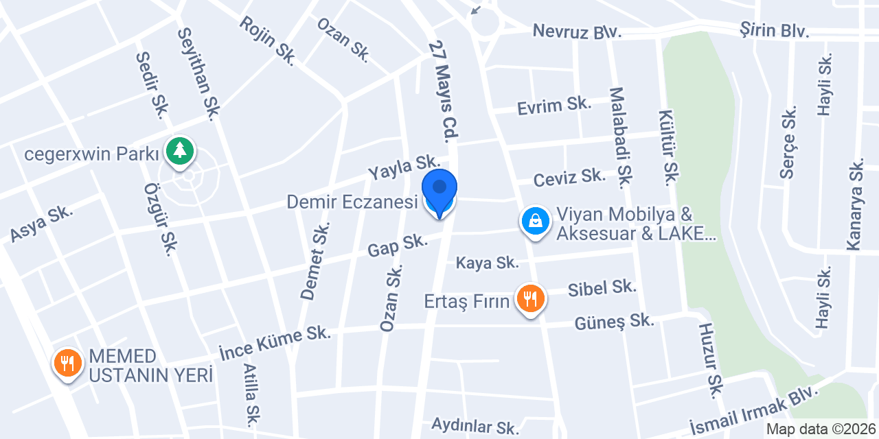 Demir Eczanesi konumu