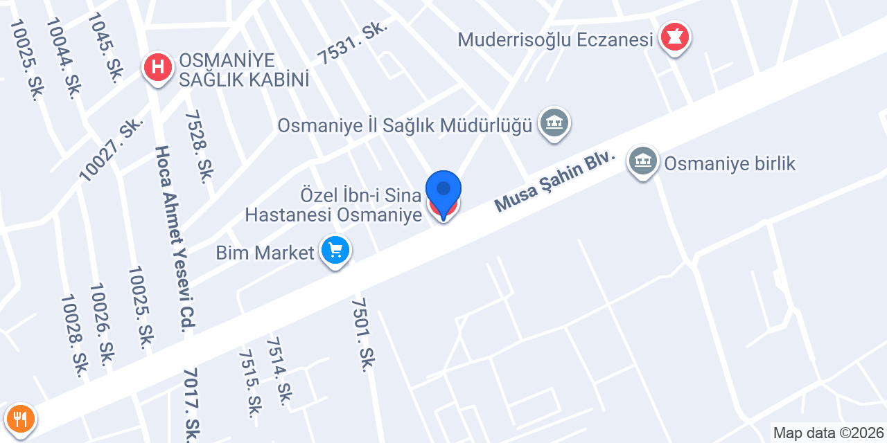 Nezir Eczanesi konumu