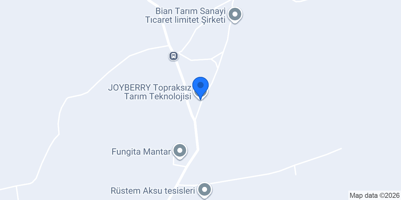 JOYBERRY Topraksız Tarım Teknolojisi konumu