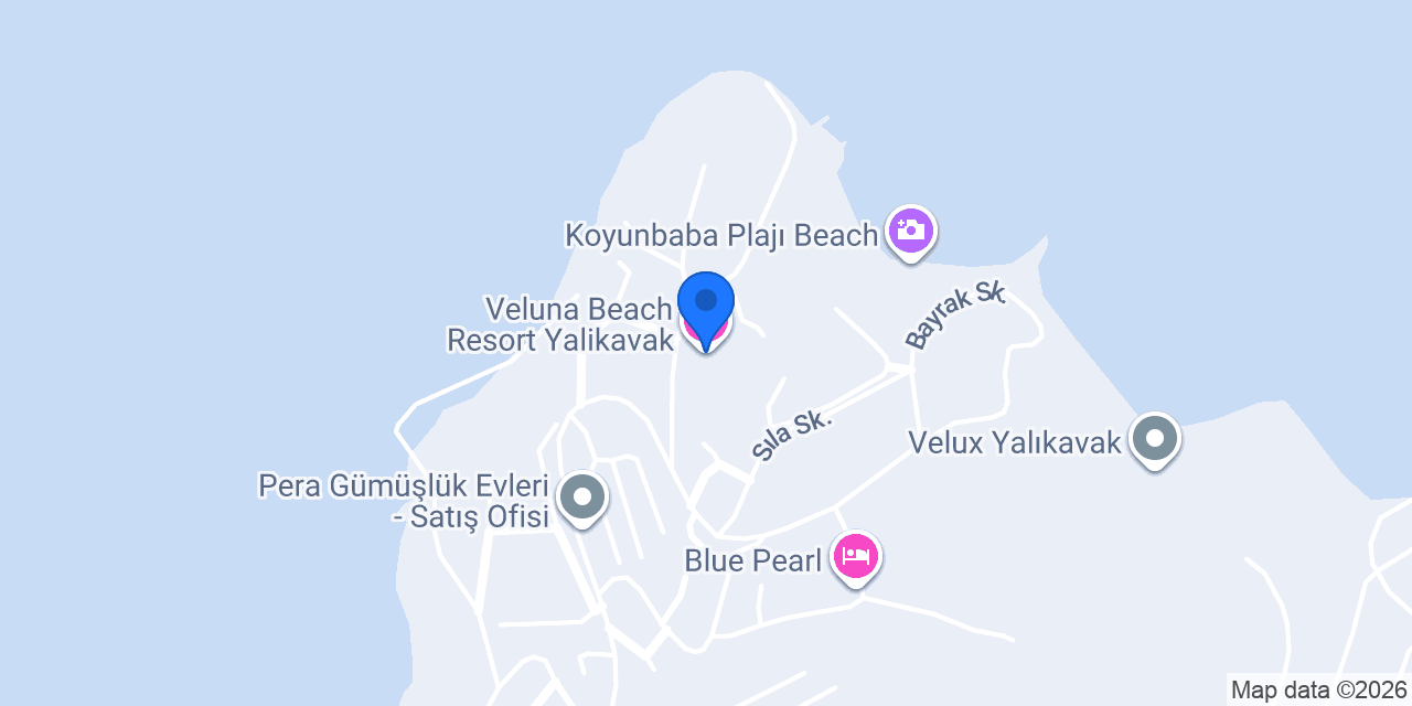 Veluna Beach Resort Yalikavak konumu