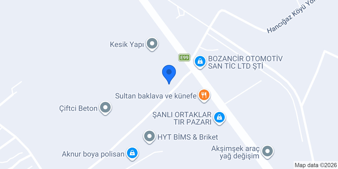 YÜREKLİ HAZIR BETON A.Ş. konumu