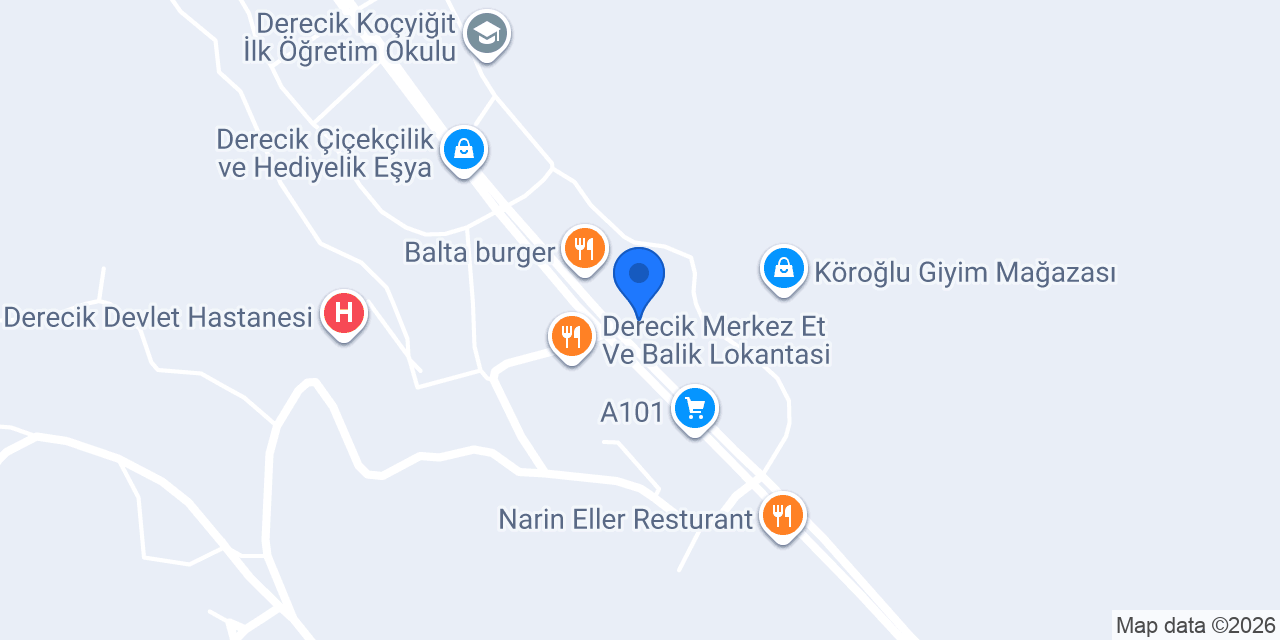 FIRST CLASS GÜZELLİK Derecik konumu