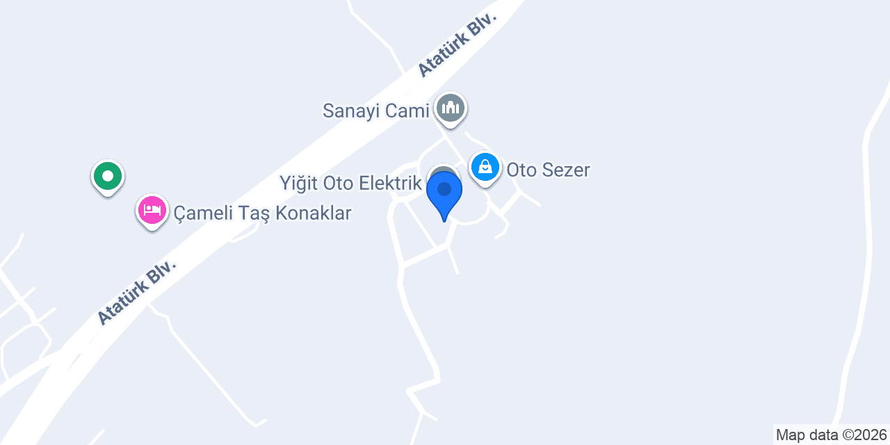 Güner Oto Elektrik konumu