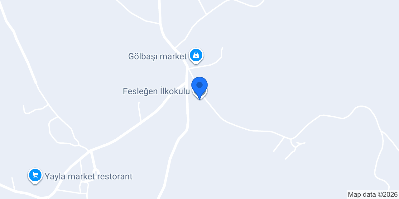 Fesleğen İlkokulu konumu