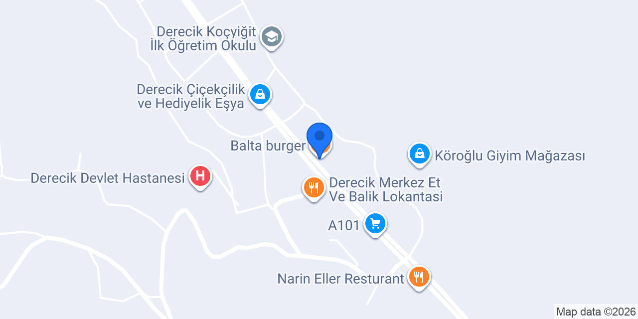 Balta burger konumu