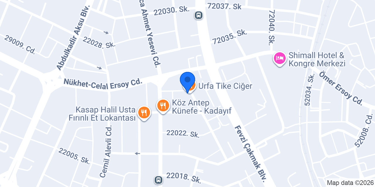 Urfa Tike Ciğer konumu