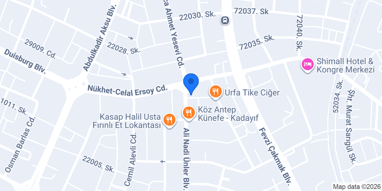 Hünkar kebap konumu