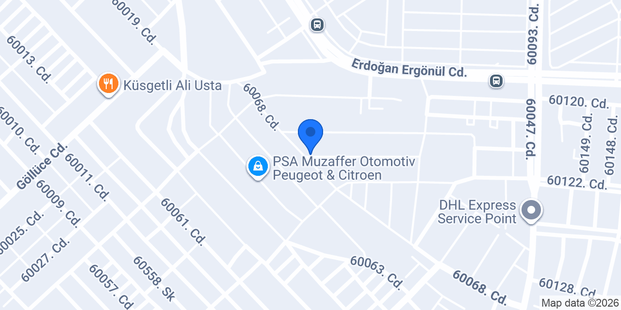 Garan Motorlu Araçlar konumu