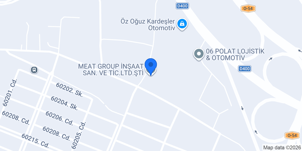 MEAT GROUP İNŞAAT SAN. VE TİC.LTD.ŞTİ. konumu