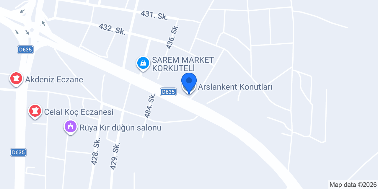 Arslankent Konutları konumu
