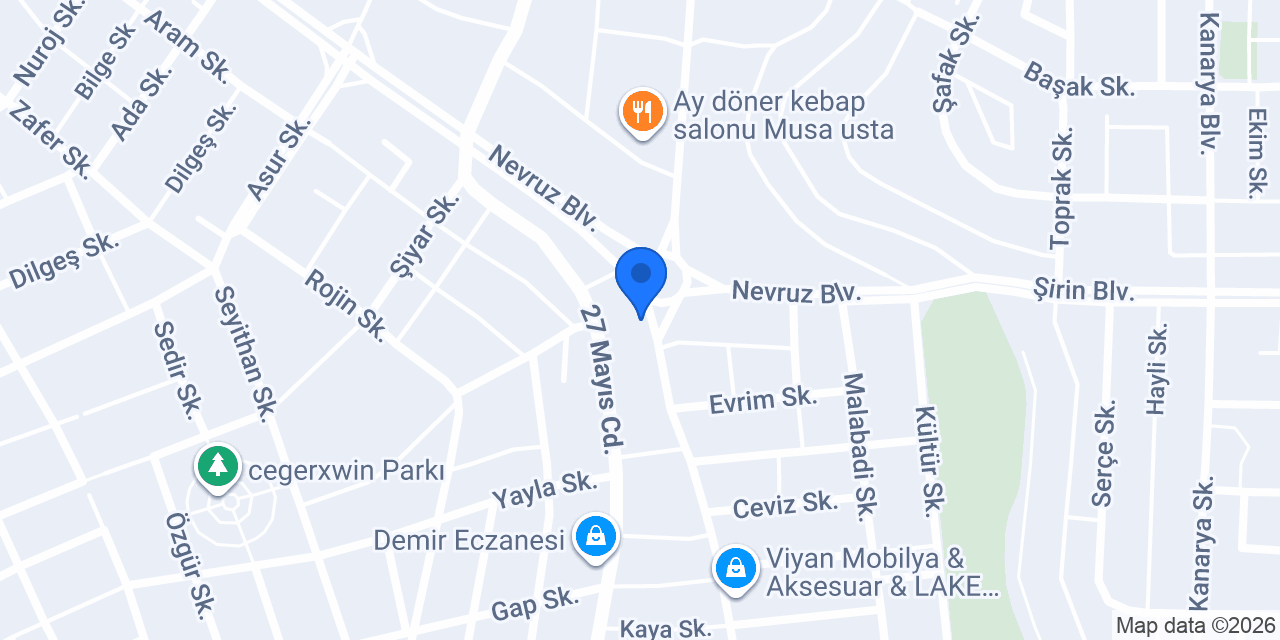 Yurtiçi Kargo-nusaybin Şubesi konumu