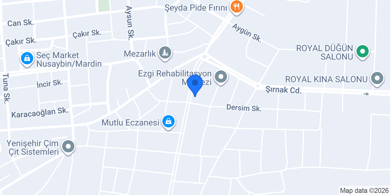 Nusaybin Tekstil konumu