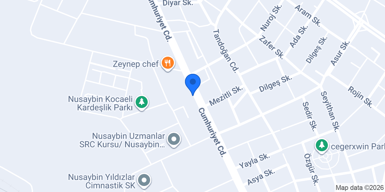 Nas manav Nusaybin konumu