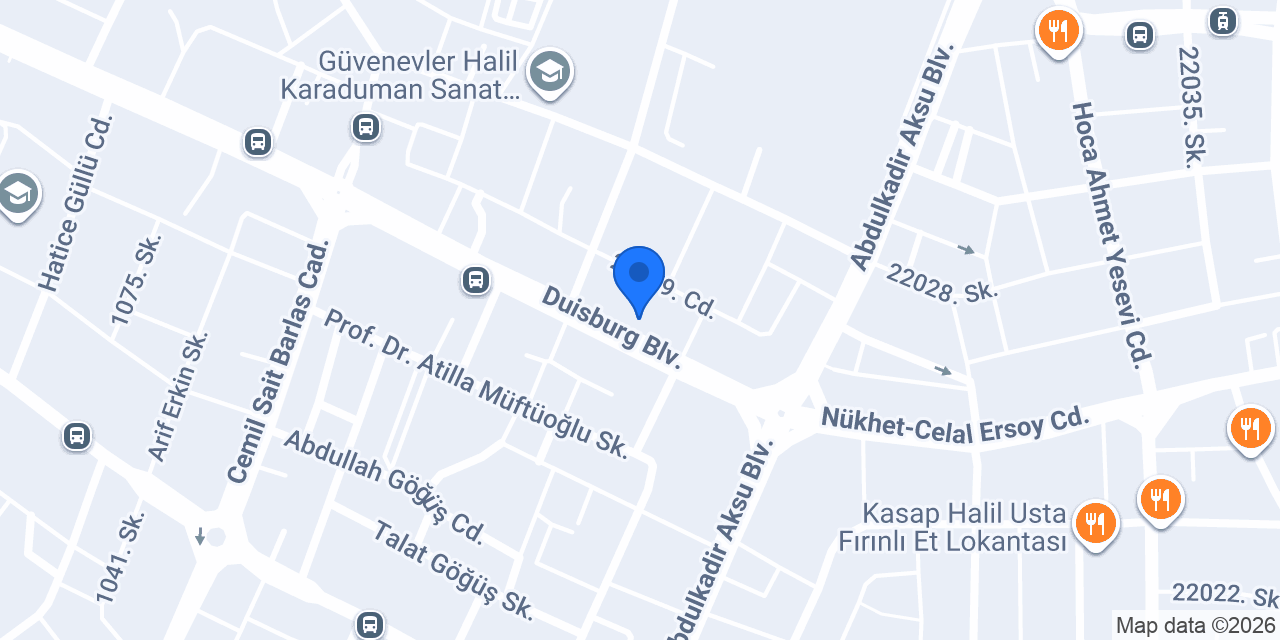 Esin Çağlar Mimarlık konumu