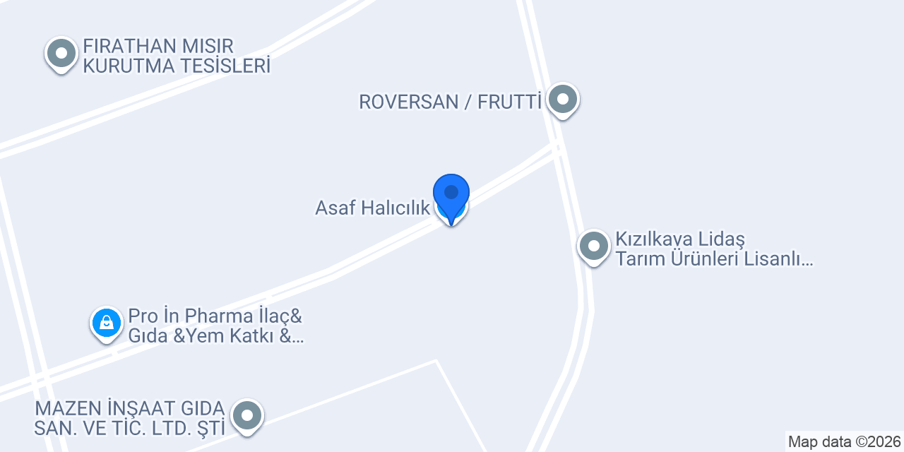 Asaf Halıcılık konumu