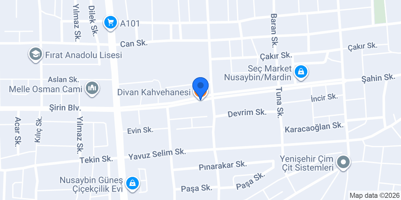 Divan Kahvehanesi konumu