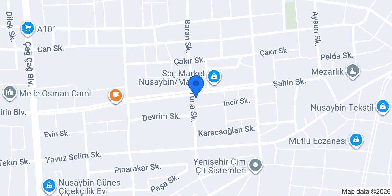 Eczane Poşetim konumu