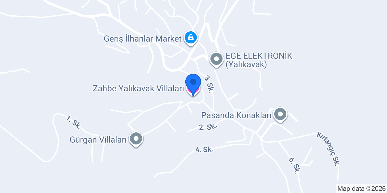 Zahbe Yalıkavak Villaları konumu