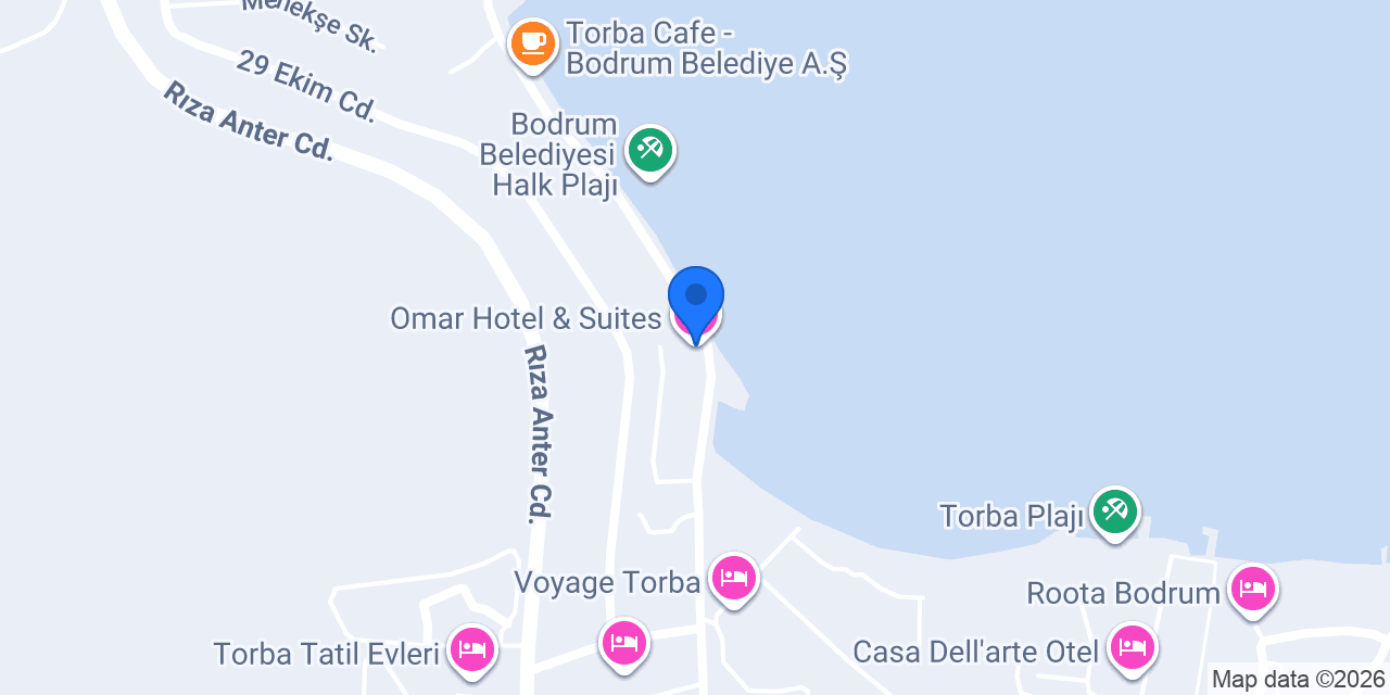 Omar Hotel & Suites konumu