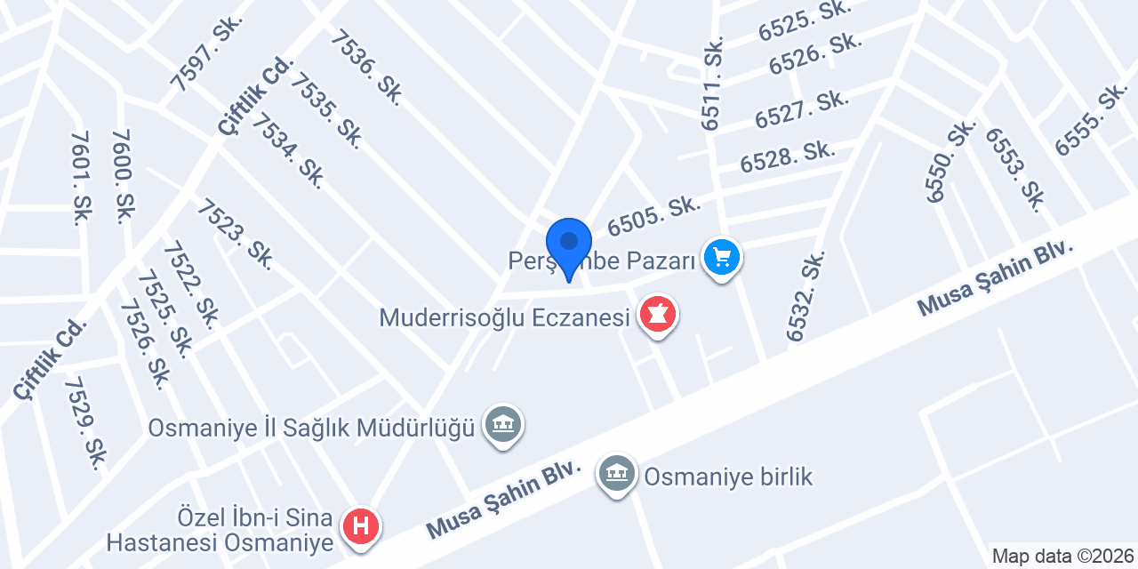 Sude Eczanesi konumu