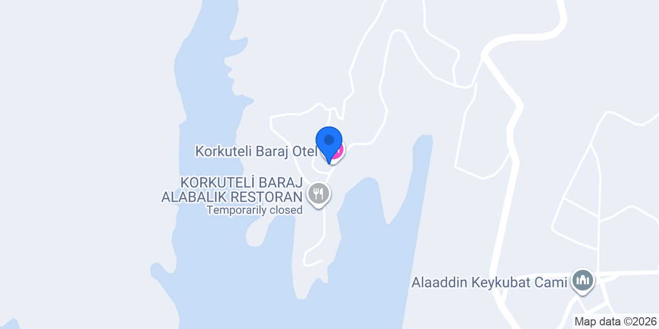Korkuteli Baraj Otel Restaurant konumu