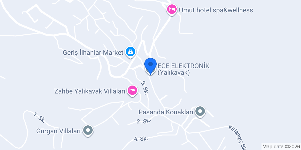 EGE ELEKTRONİK (Yalıkavak) konumu