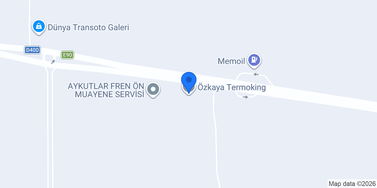 Özkaya Termoking konumu