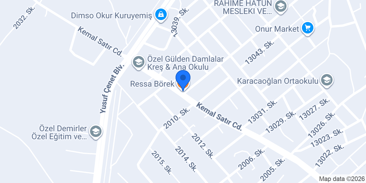 Ressa Börek konumu