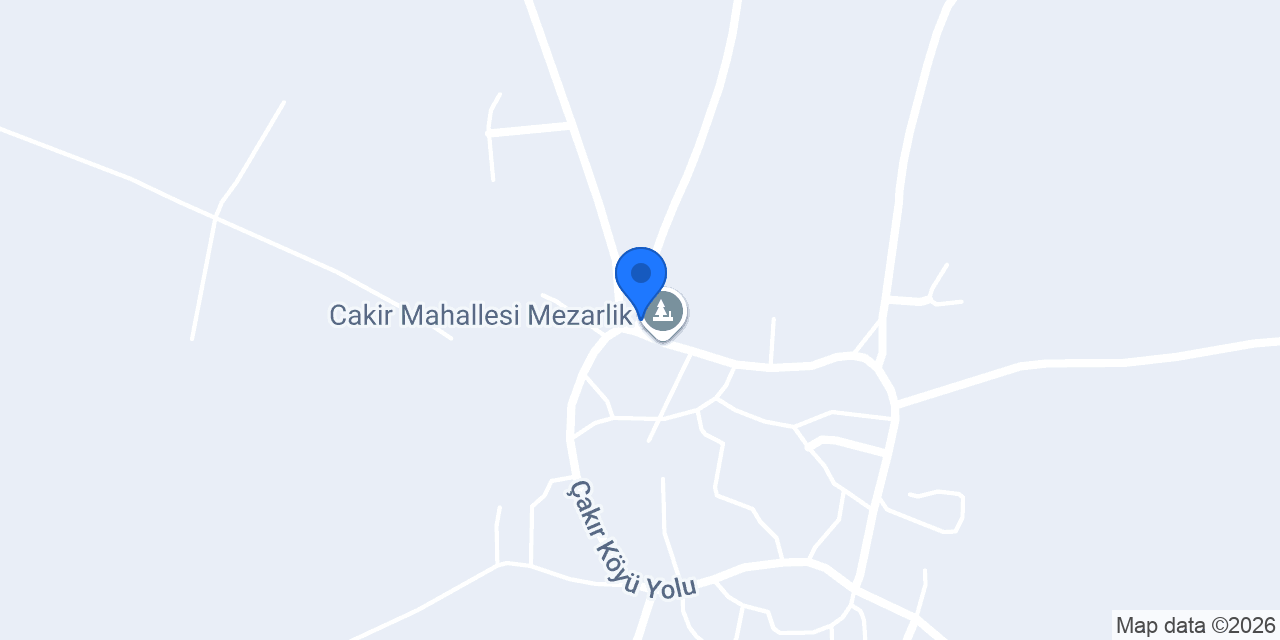 Çakır Köyü Muhtarlığı konumu