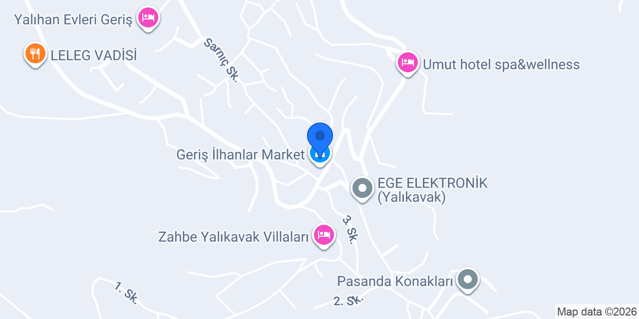 Geriş Köftecisi konumu