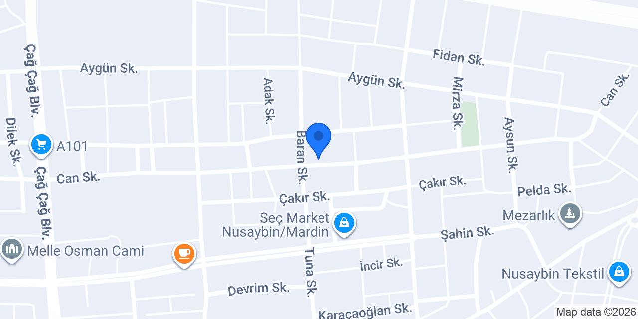 Şermet Mobilya konumu