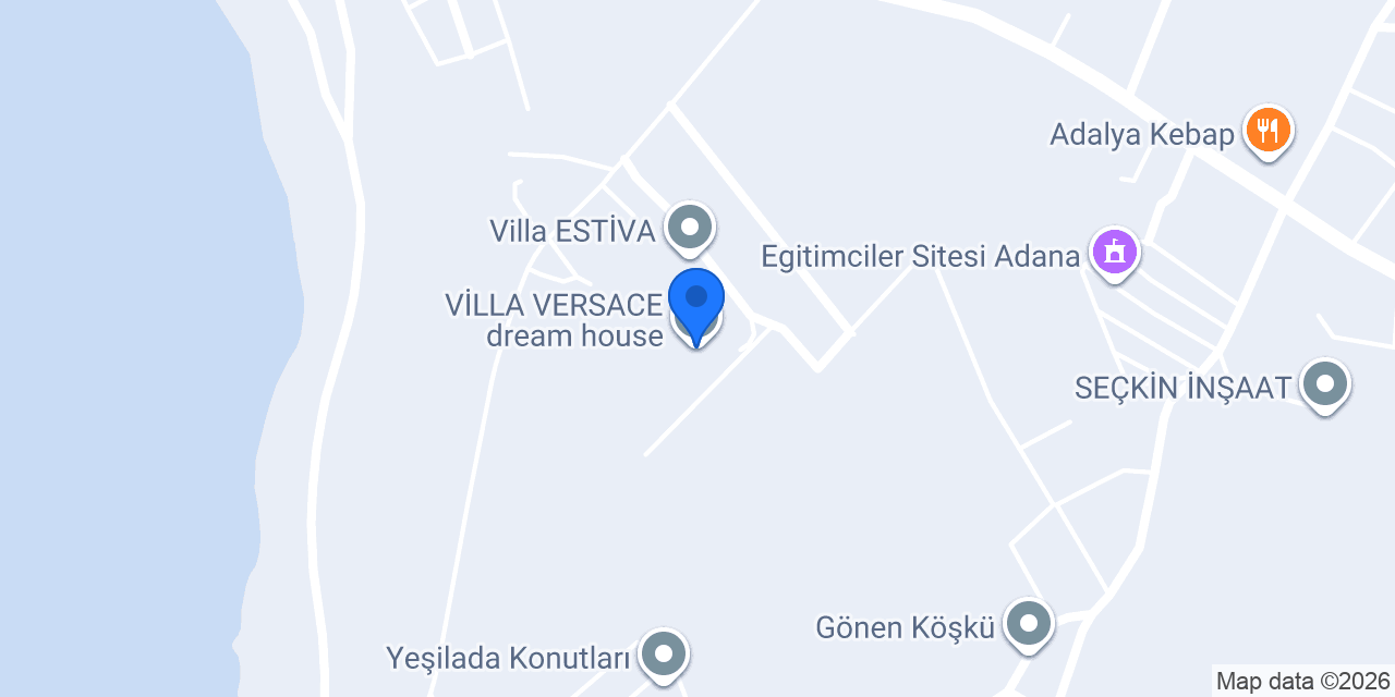 VİLLA VERSACE dream house konumu