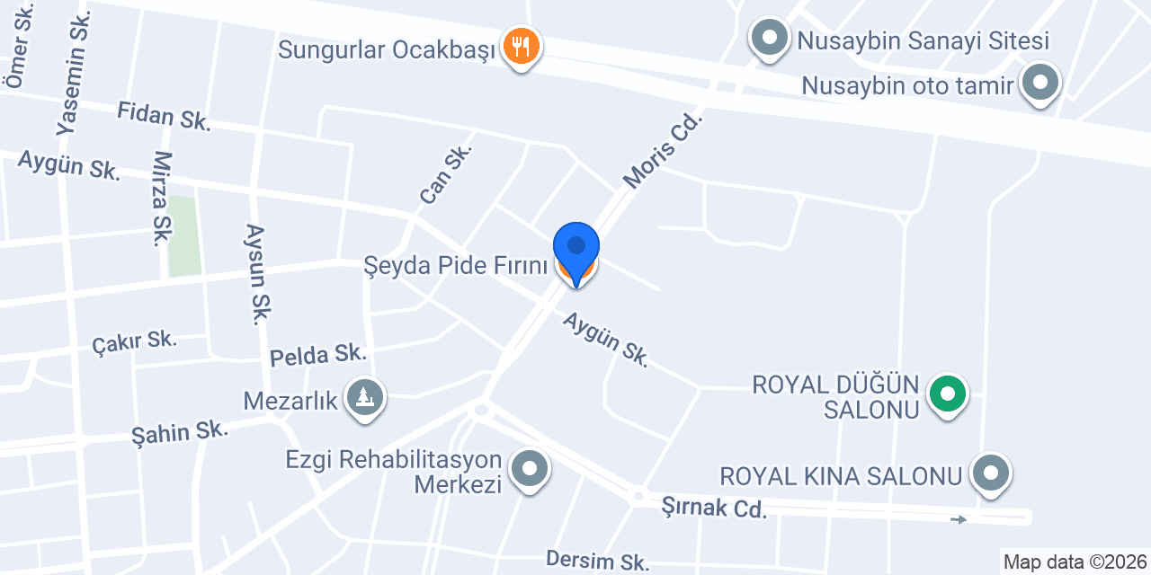 Şeyda Pide Fırını konumu