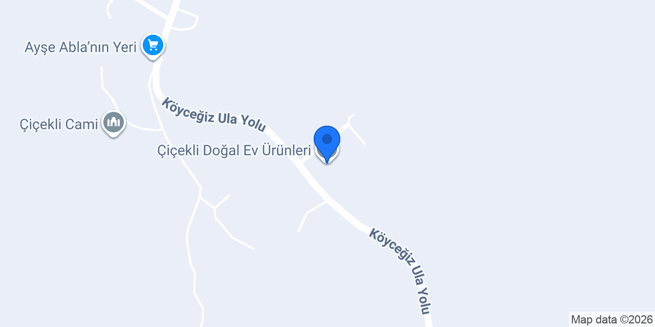 Çiçekli Doğal Ev Ürünleri konumu