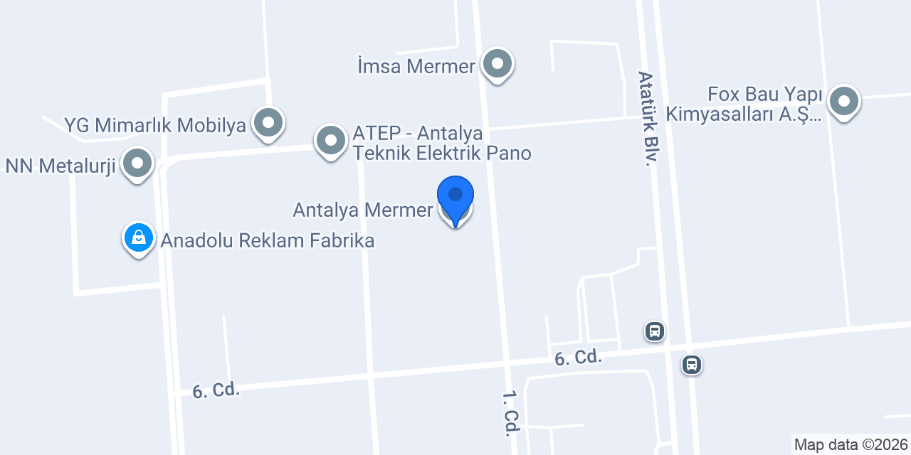Antalya Mermer konumu