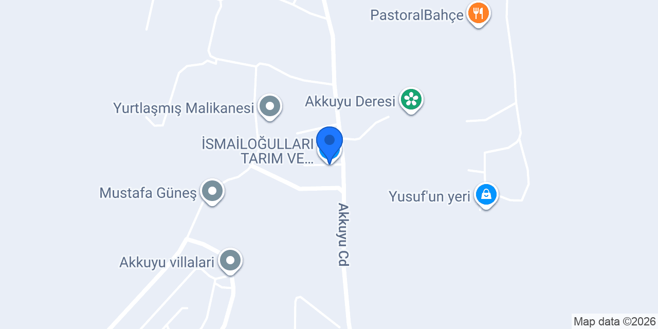 İSMAİLOĞULLARI TARIM VE HAYVANCILIK konumu