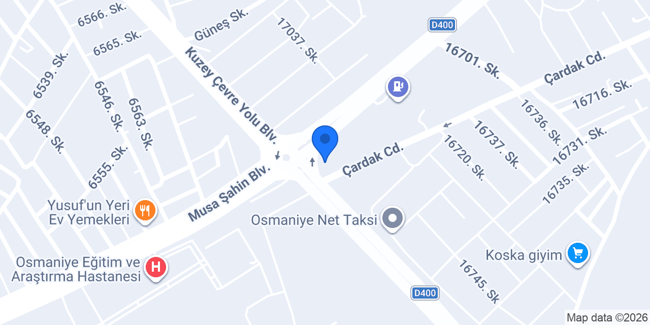 Akdo Dondurma Osmaniye konumu