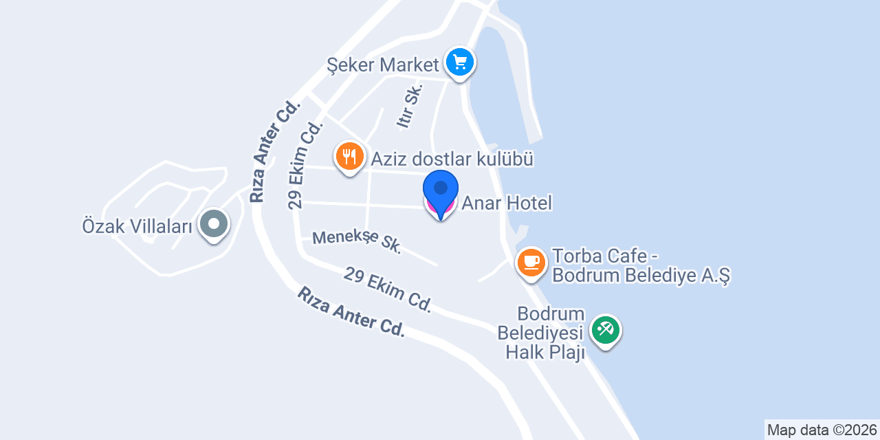 Anar Hotel konumu