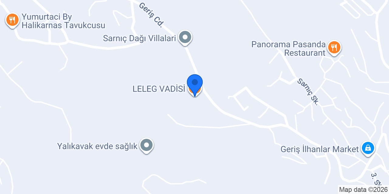 LELEG VADİSİ konumu
