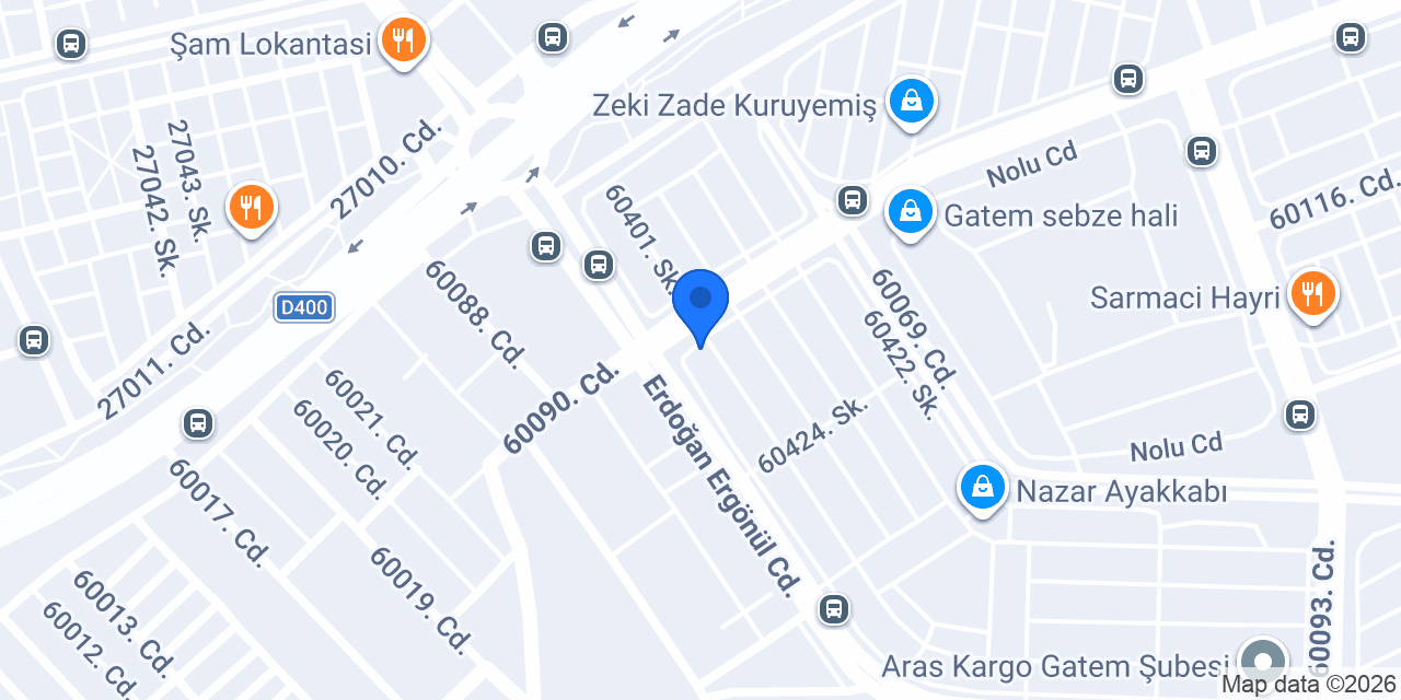 Halkbank Gatem Şubesi konumu