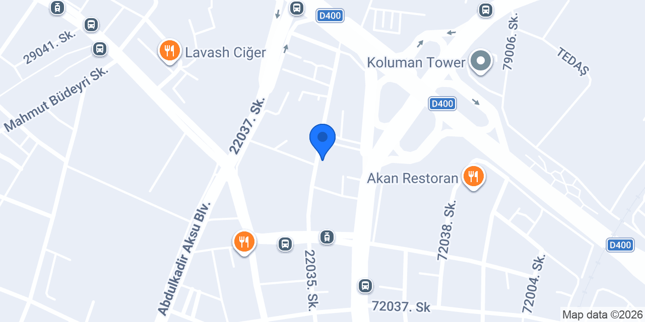 Avukat Yücel DEĞİRMENCİ konumu