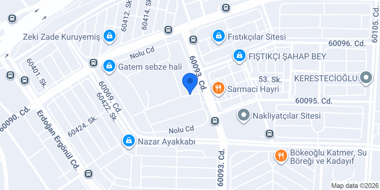 VAKKASOĞLU DONDURMA konumu