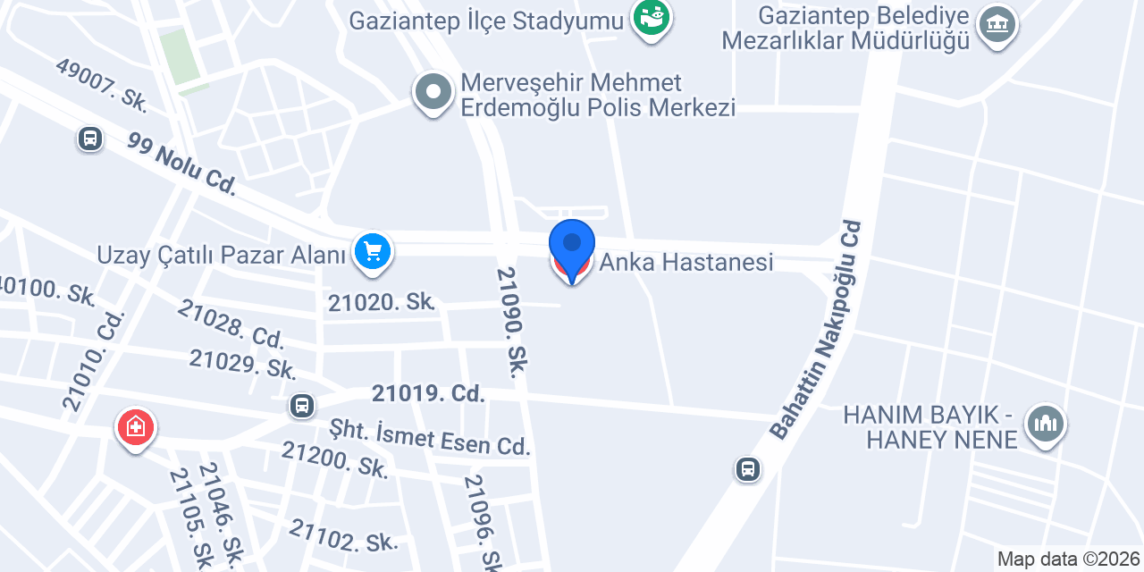 Anka Hastanesi konumu